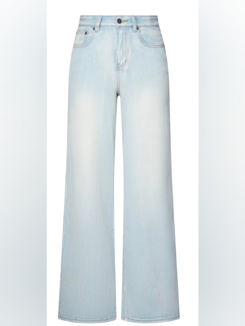 Canana High-Rise Baggy Wide Leg Jeans in Light Blue Wash Size 25 - Picture 14 of 15